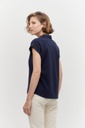 L150GTH5 REMERA ESCOTE EN V CON CUELLO CAMISERO