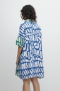 L157GDM16 VESTIDO CAMISERO ESTAMPA ABASTRACTA