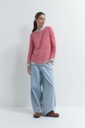 L155GKS7 SWEATER CINTA CON RUEDO CURVO