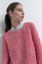 L155GKS7 SWEATER CINTA CON RUEDO CURVO