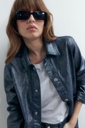 L155GOC4 SOBRECAMISA DENIM METALIZADO