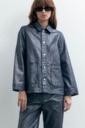 L155GOC4 SOBRECAMISA DENIM METALIZADO