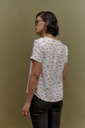 L146GBH7 BLUSA ESCOTE V ESTAMPADA