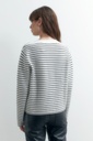 L155GKC6 CHAQUETA TEJIDA RAYADA