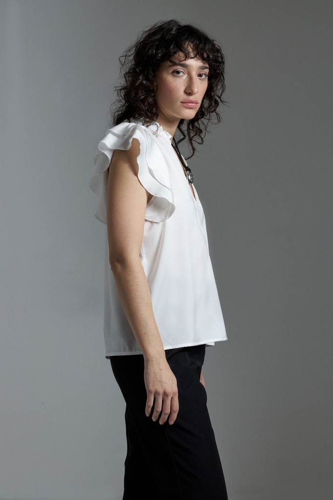 L156GBH7 BLUSA SATINADA