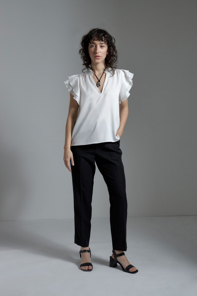 L156GBH7 BLUSA SATINADA