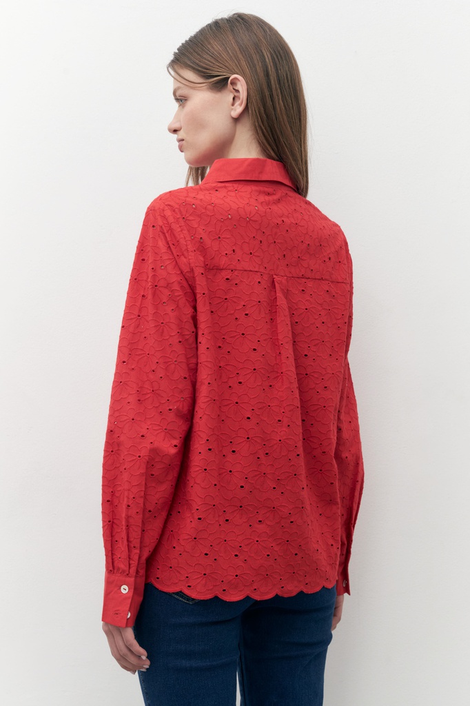 L157GBL4 CAMISA DE BRODERIE