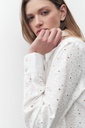 L157GBL4 CAMISA DE BRODERIE