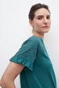 L157GTH2 REMERA COMBINADA CON BRODERIE