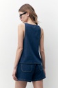 L157GBS4 BLUSA DE JEAN CON BOLSILLO