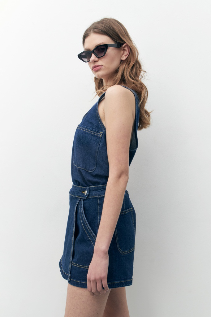 L157GBS4 BLUSA DE JEAN CON BOLSILLO