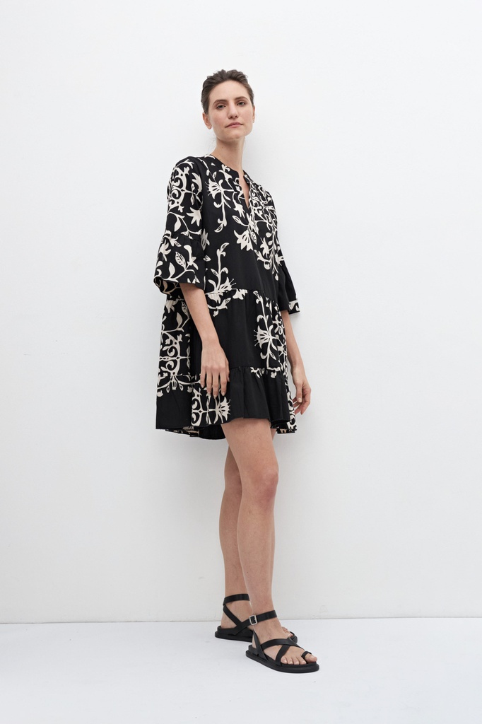L157GDM5 VESTIDO ESTAMPADO FLORAL