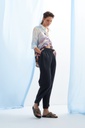 L157GPS4 PANTALON PINZADO DE LINO