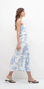 L158GDX9 VESTIDO STRAPLESS CON ESTAMPA FLORAL