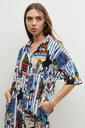 L158GDM10 VESTIDO CAMISERO ESTAMPADO