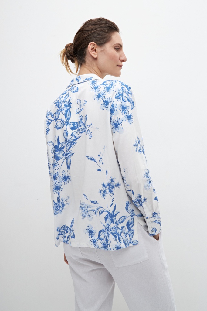 L158GBL3 CAMISA CON ESTAMPA FLORAL