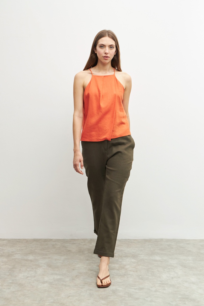 L158GBS5 TOP HALTER DE LINO