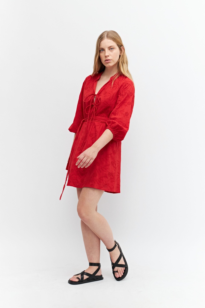 L158GDM4 VESTIDO DE BRODERIE