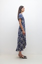 L159GDX1 VESTIDO CRUZADO ESTAMPADO