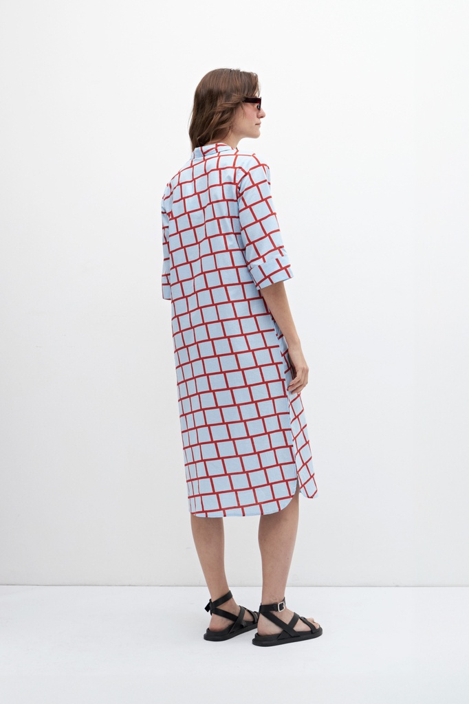 L158GDX16 MAXI VESTIDO CAMISERO