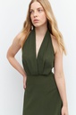 L158GDX15 VESTIDO EVASE ESCOTE HALTER