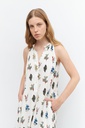 L158GDX3 MAXI VESTIDO HALTER ESTAMPADO