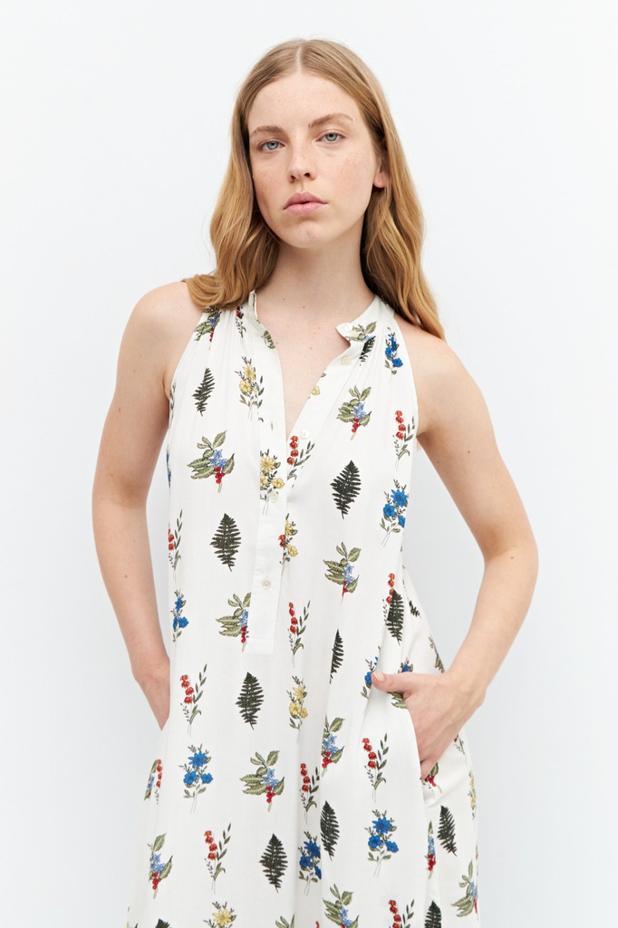 L158GDX3 MAXI VESTIDO HALTER ESTAMPADO