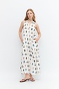 L158GDX3 MAXI VESTIDO HALTER ESTAMPADO
