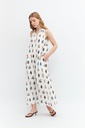 L158GDX3 MAXI VESTIDO HALTER ESTAMPADO