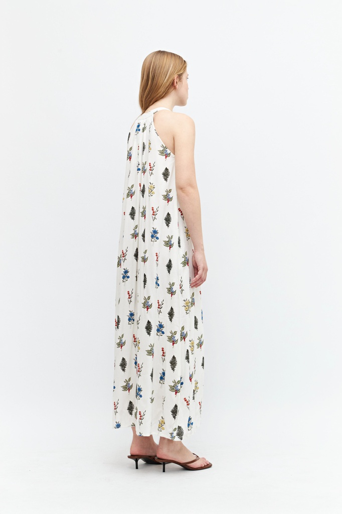 L158GDX3 MAXI VESTIDO HALTER ESTAMPADO