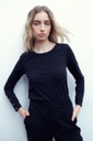 L151GTL2 REMERA ESCOTE BASE CON BOTONES METALICOS