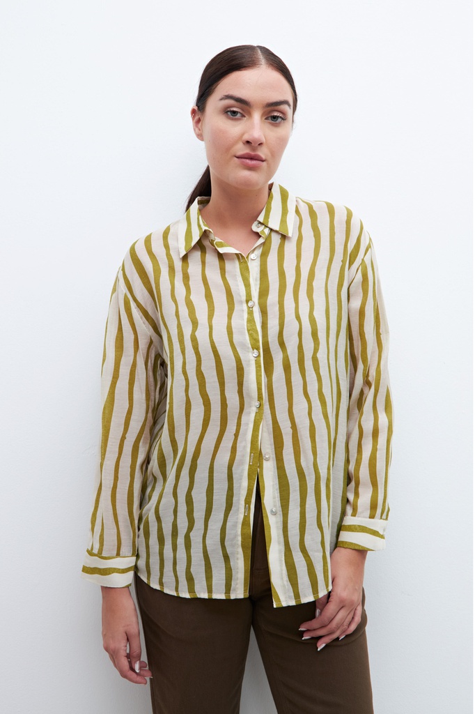 L160GBL14 CAMISA ESTAMPADA