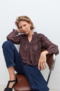 L160GBL4 BLUSA BOHO ESTAMPADA CON VOLADOS