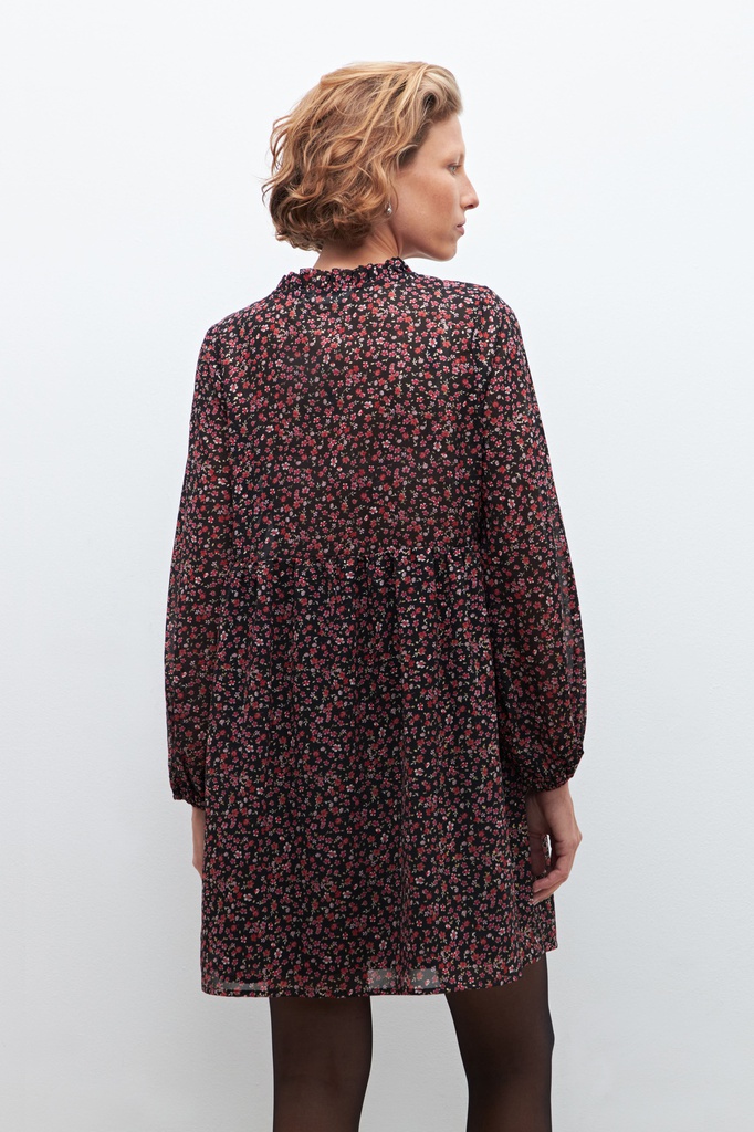 L160GDM5 VESTIDO MIDI ESTAMPADO