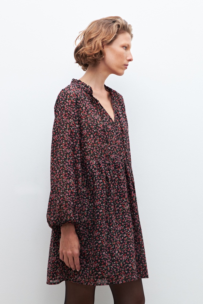 L160GDM5 VESTIDO MIDI ESTAMPADO