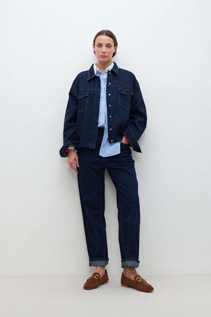 L160GOJ2 CHAQUETA BOMBER DE JEAN