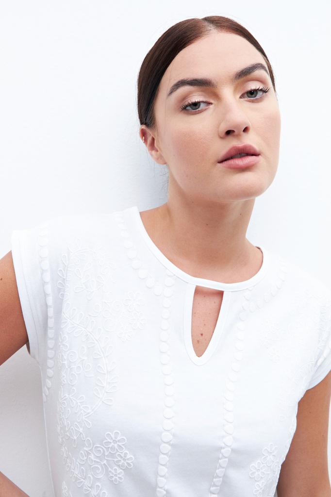 L160GTH11 REMERA CON PUFF PRINT