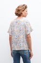 L160GBH4 BLUSA ESTAMPADA CON VOLADOS