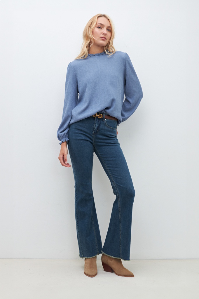 L162GBL11 BLUSA TEXTURADA