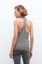 L160GKS18 TOP HALTER TEJIDO LUREX