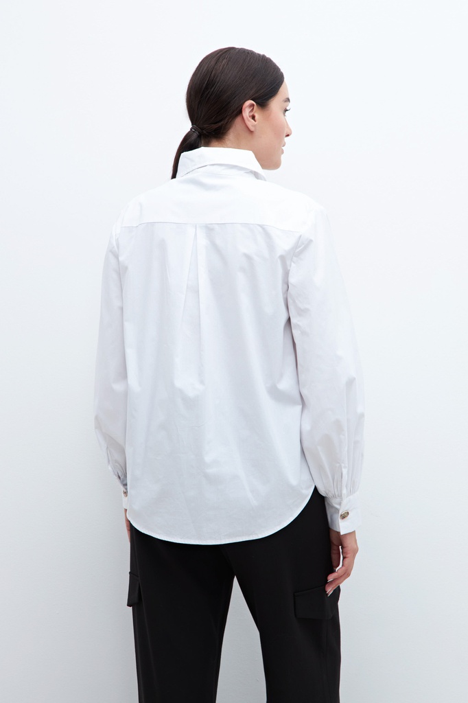 L160GBL8 CAMISA MANGA ABULLONADA