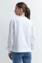 L155GTL2 SWEATSHIRT CON MANGAS DE BRODERIE