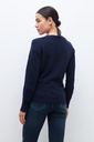 L163GKS1 SWEATER CON BORDADO FLORAL