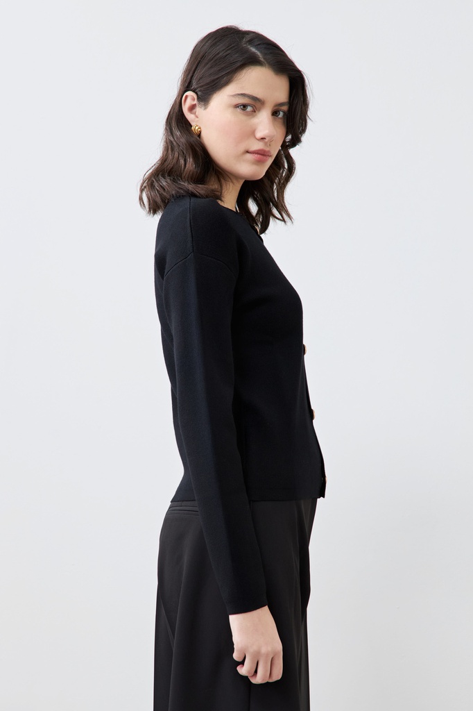L166GKC1 CHAQUETA TEJIDA