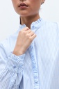 L171GBL3 CAMISA RAYADA CON VOLADOS
