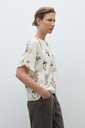 L170GBH6 BLUSA ESTAMPA FLORAL CON VOLADOS