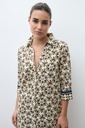 L170GDM3 VESTIDO CAMISERO ESTAMPA JADE