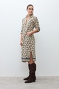 L170GDM3 VESTIDO CAMISERO ESTAMPA JADE