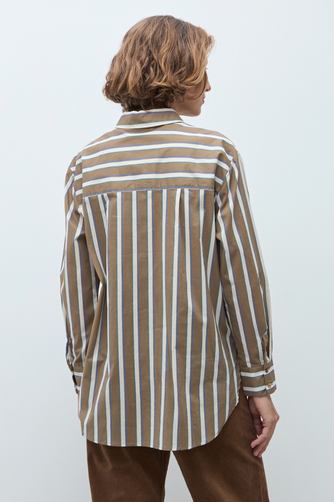L172GBL7 CAMISA RAYADA