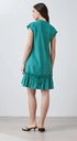 L167GDM6 VESTIDO MIDI CON VOLADO